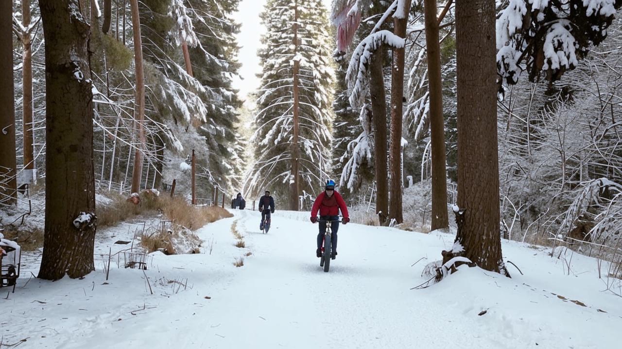 Winter cycling