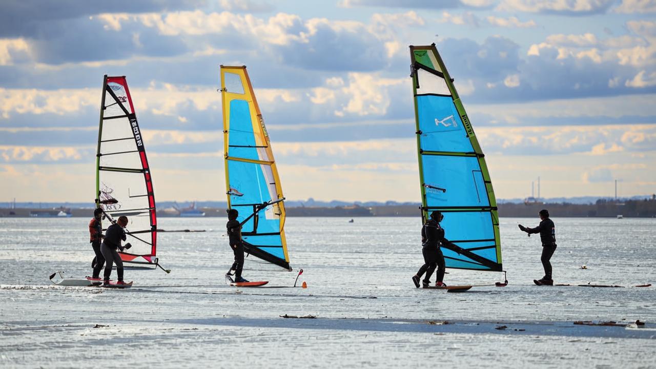 Windsurfing on the Gulf of Finland