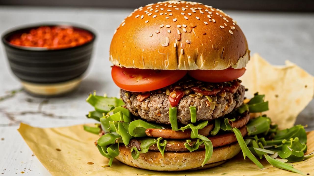 How to make a PP burger at home. Step-by-step recipe