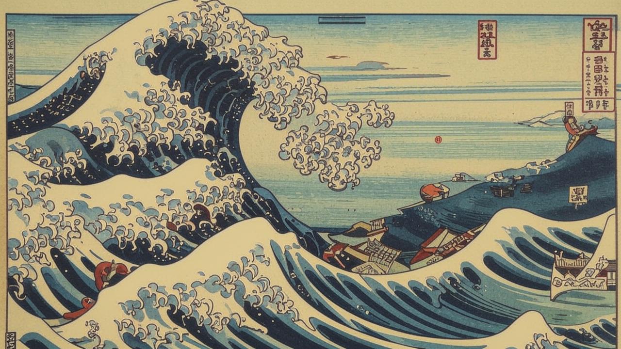 Katsushika Hokusai's painting 