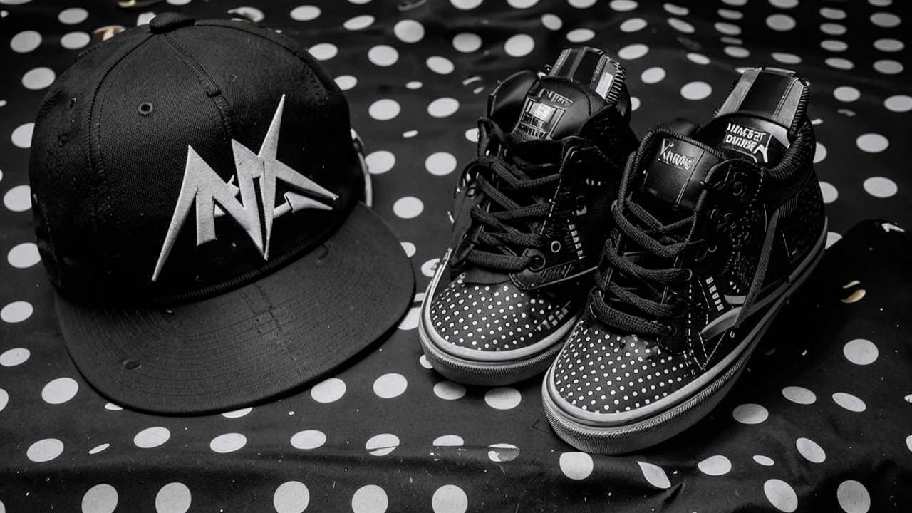 In the photo: Vans Metallica sneakers, Carhartt cap