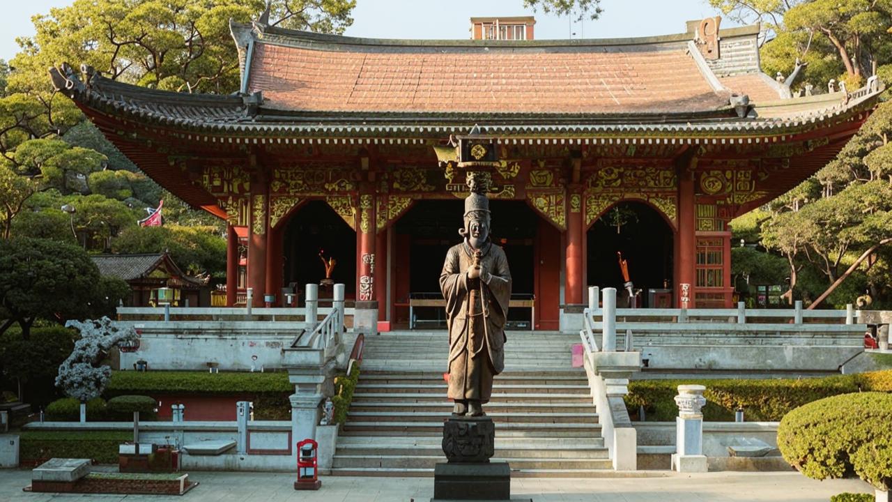 Confucius Statue in Suzhou, China