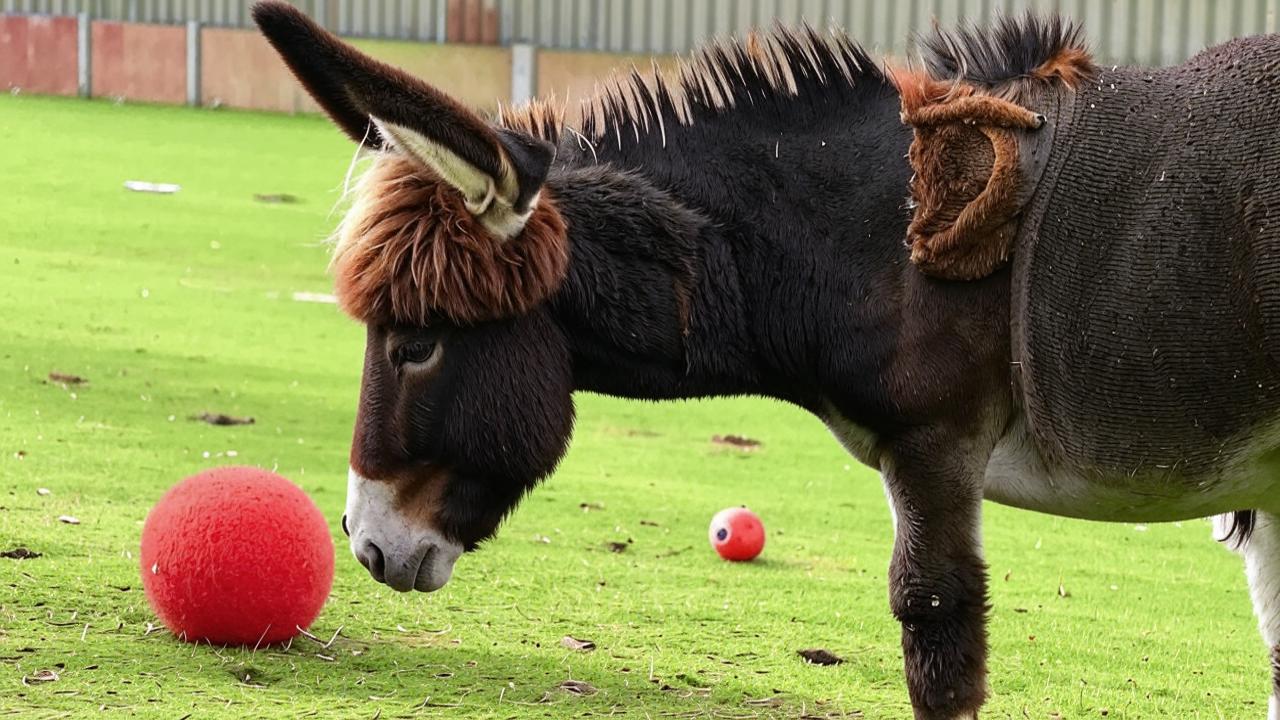 Lulu the donkey