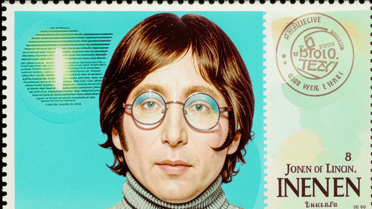 John Lennon stamp