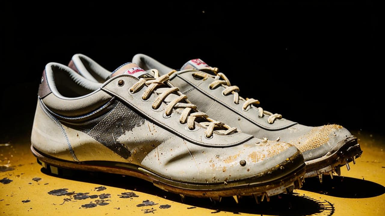 Nike co-founder Bill Bowerman's shoes from the 1960s