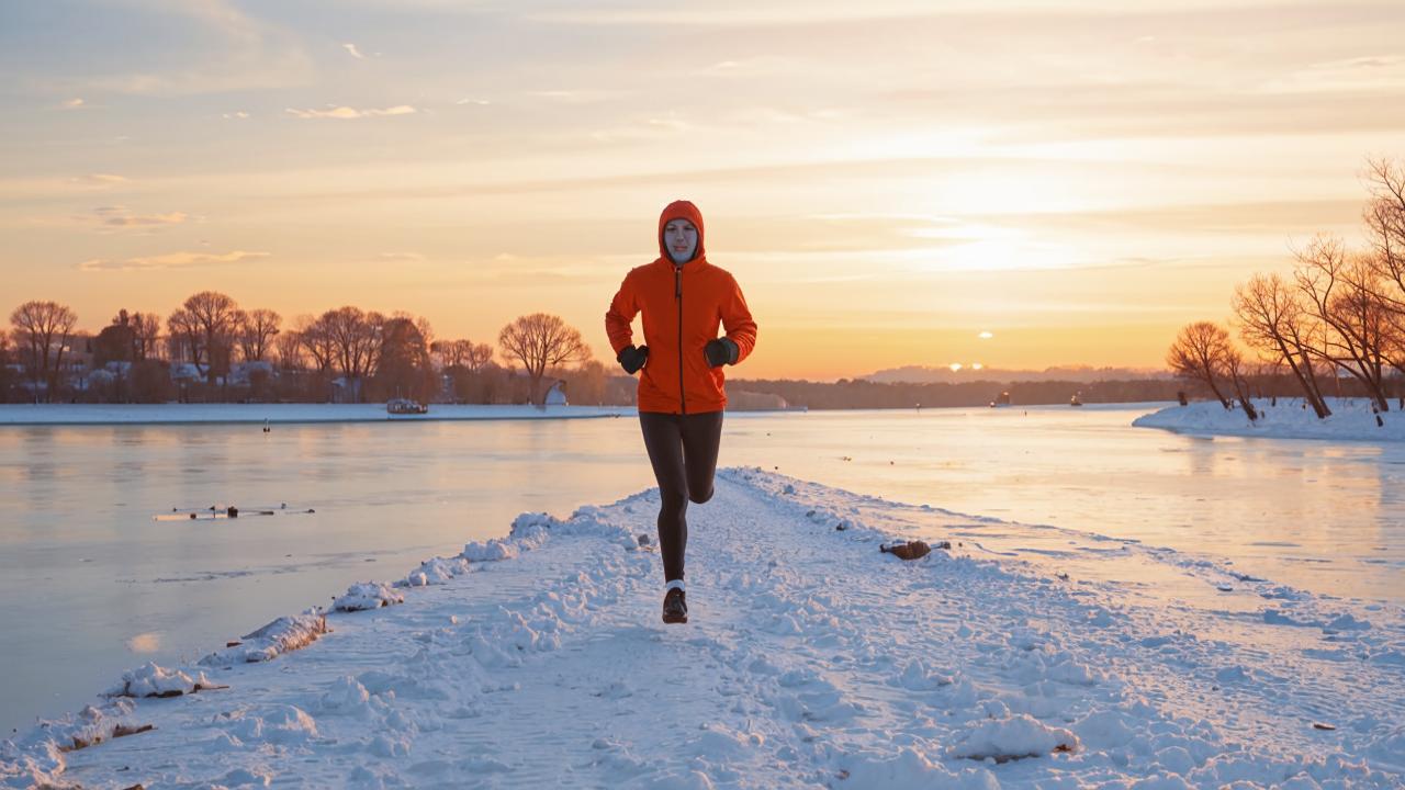 How do you run when it's slippery?