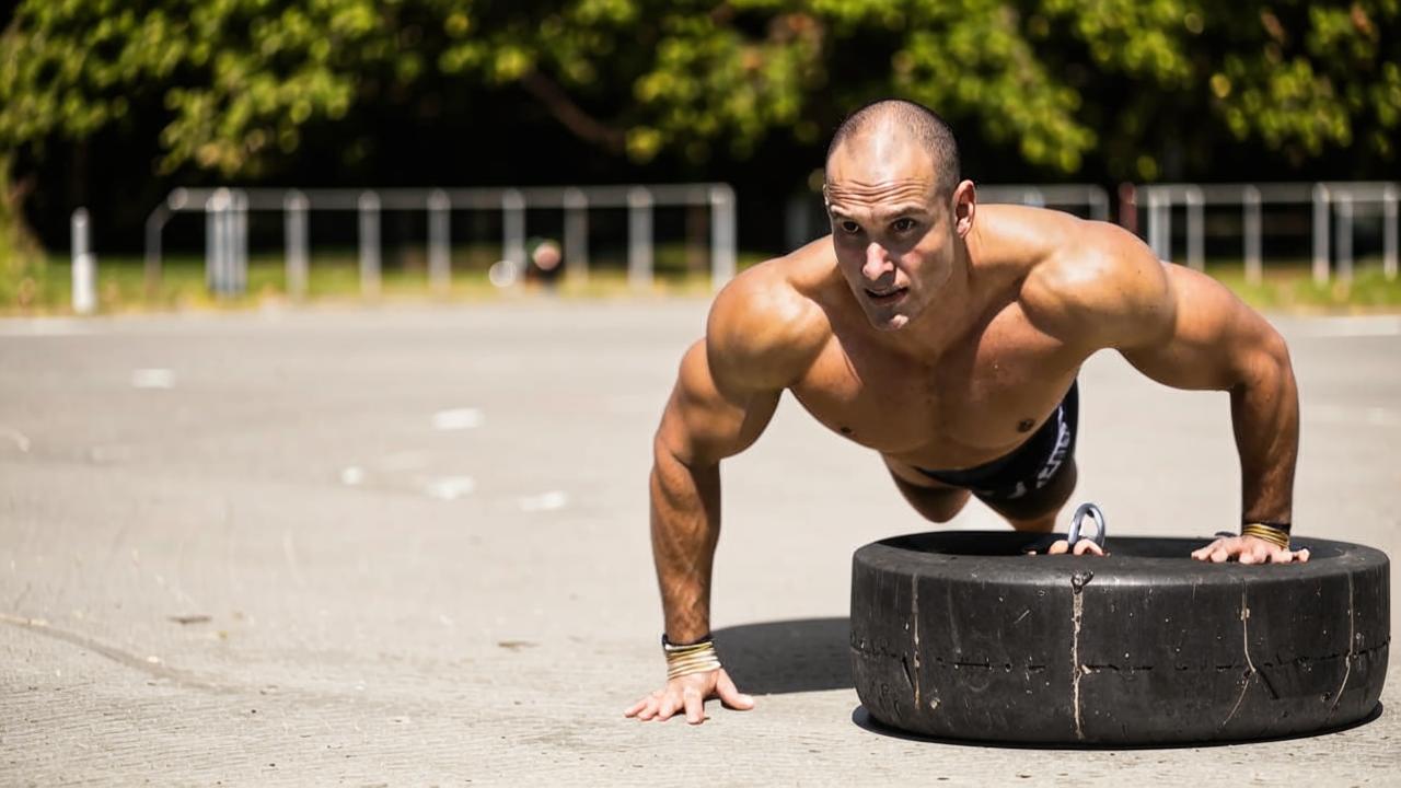 Bench rest with bent elbows