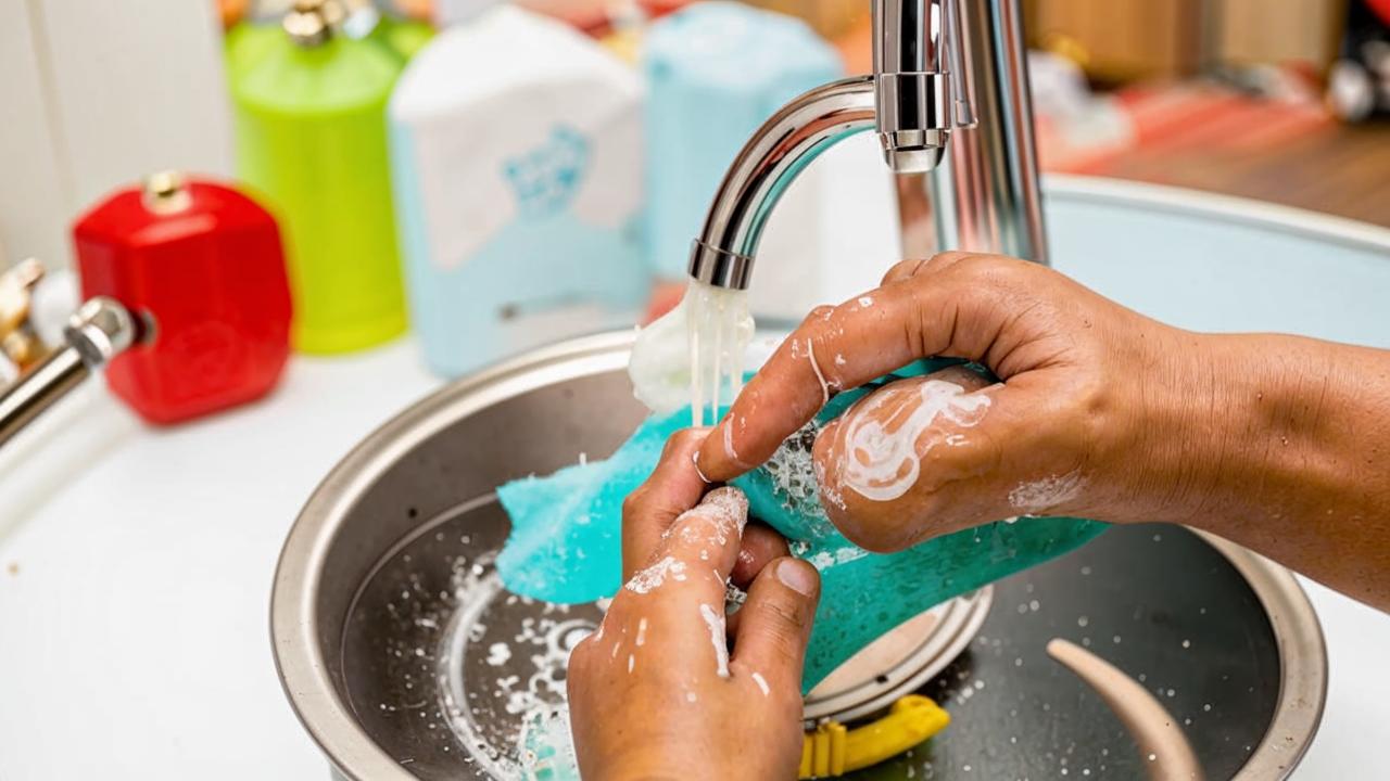 How to clean a stainless steel pan