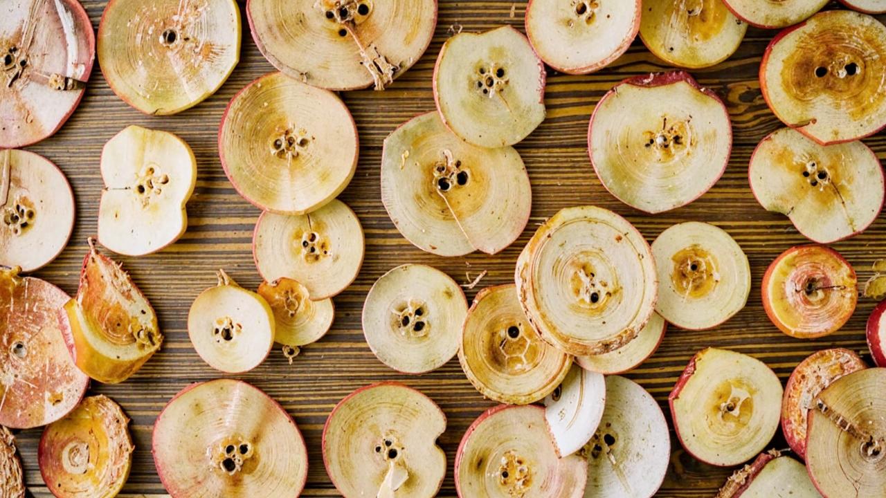 How to properly dry fruits and vegetables