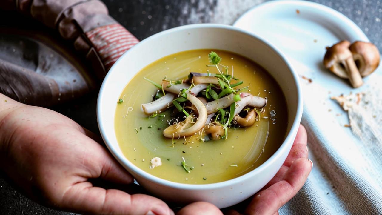 How to make mushroom cream soup