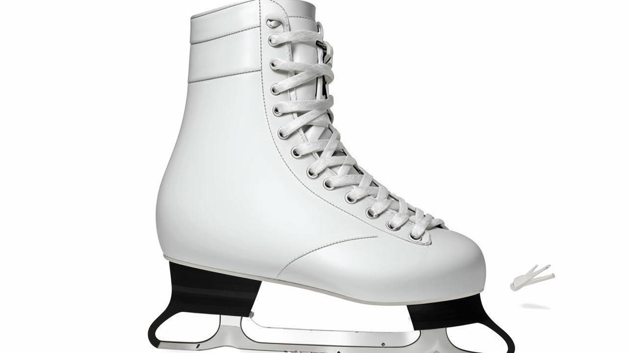 Children's figure skates Graf Davos Gold, 7039 rubles.