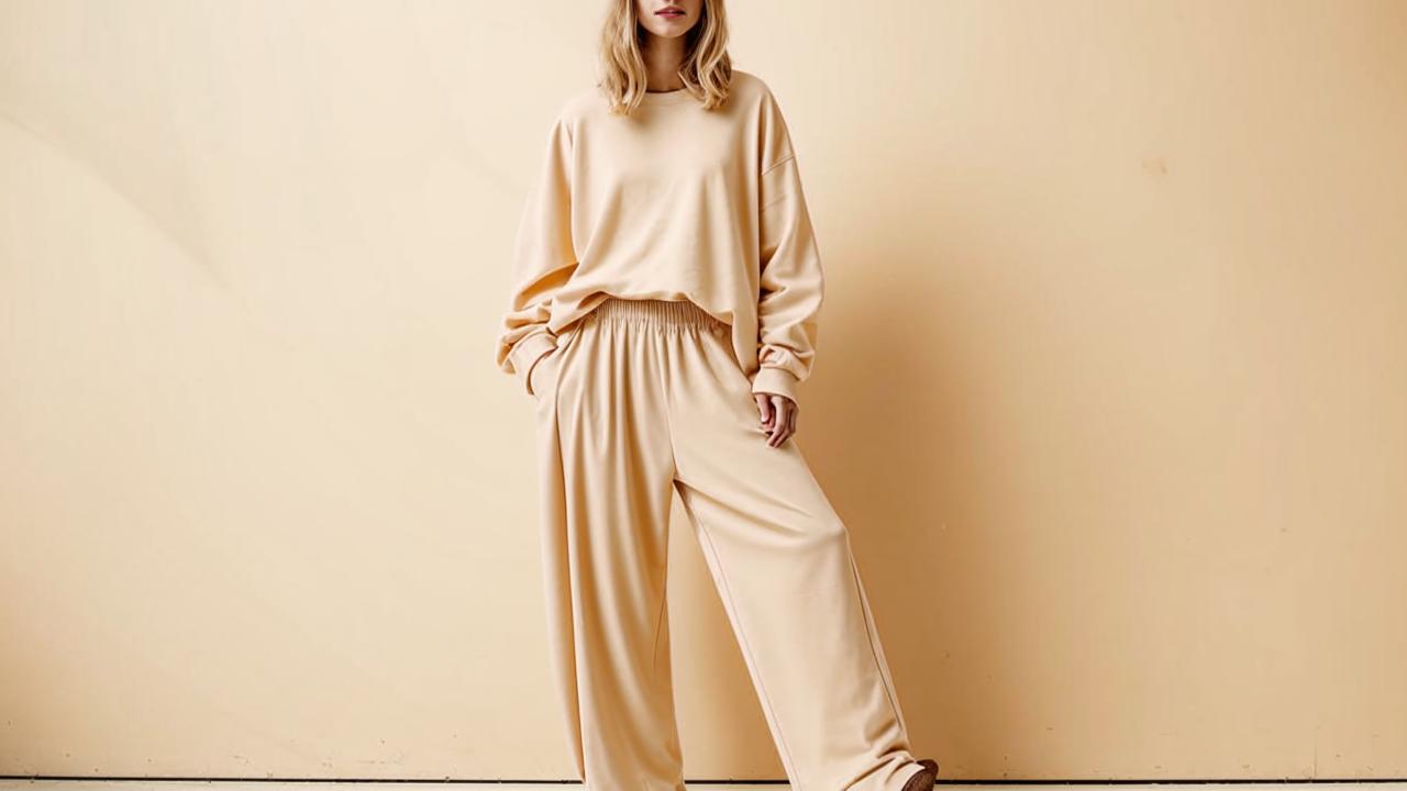 Loose Sela suit: sweatshirt - 3599 rubles, pants - 3299 rubles.