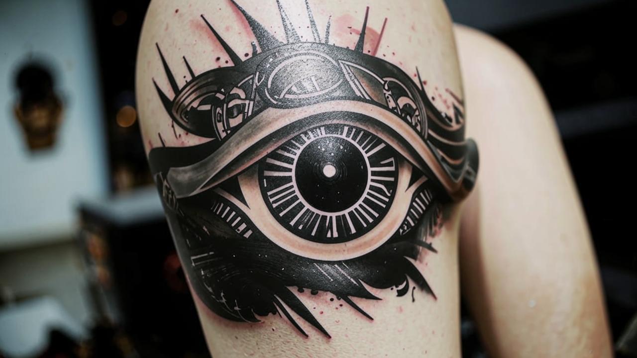 Eye tattoo