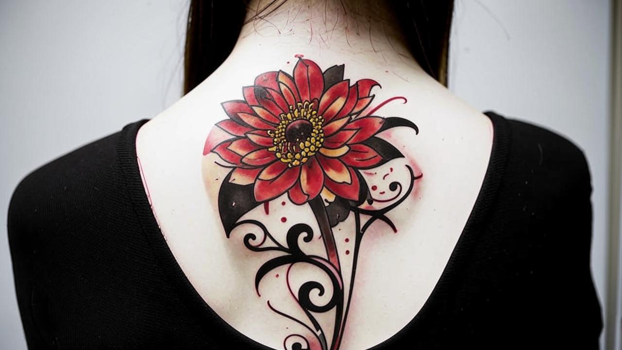 Floral tattoo