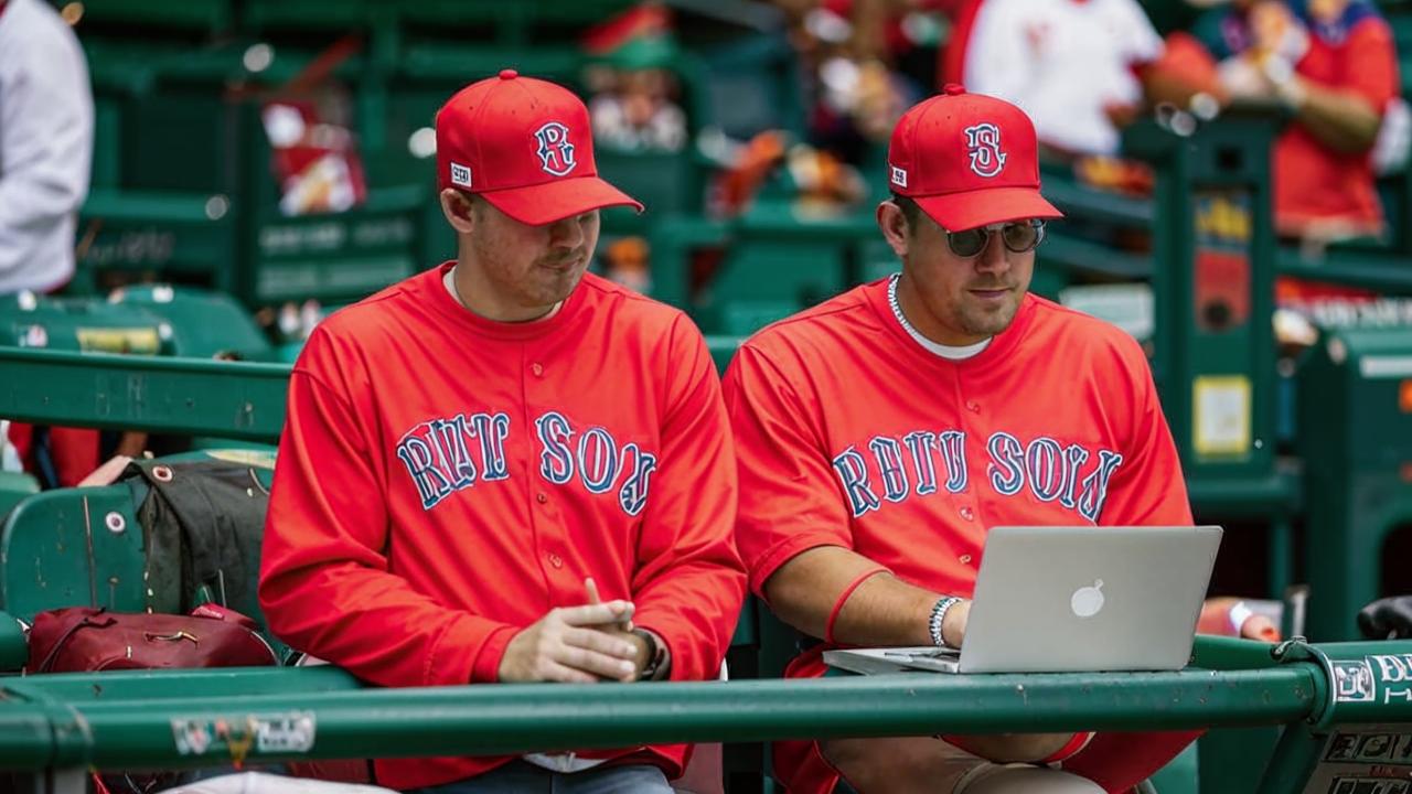 A still from the movie Baseball Fever.