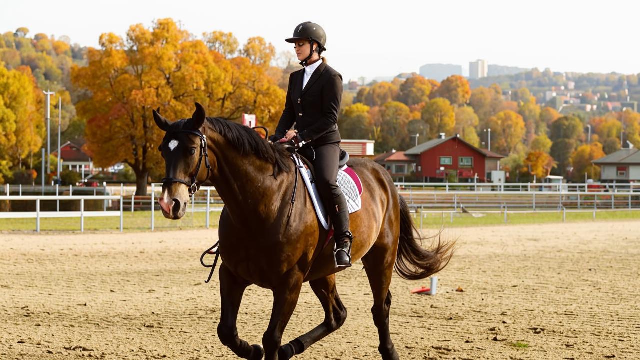 Sylvester Stallone in training with his horse for Rambo 5