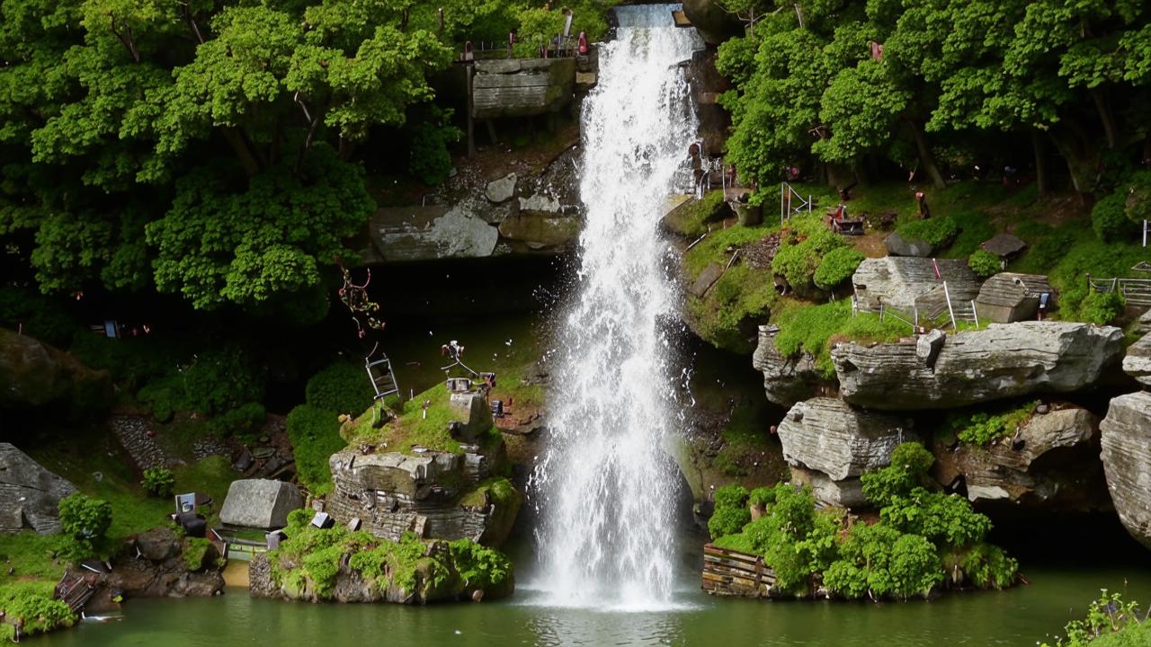 Agur waterfalls