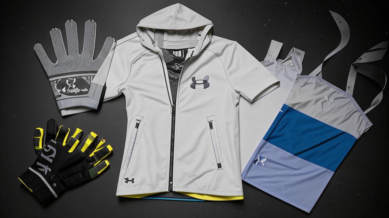 All the stuff in the photo is Under Armour