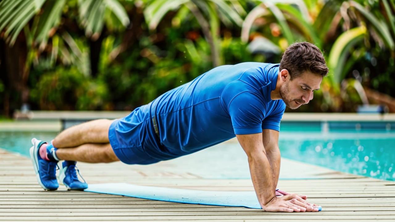 How to pump your abs with the plank?