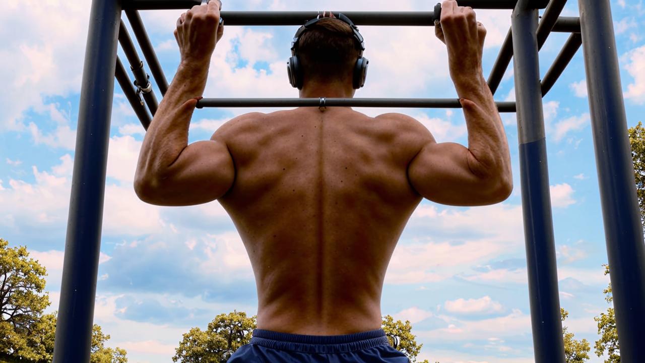 A workout for pumping your back outdoors